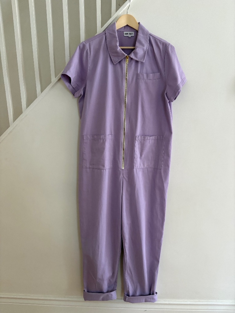 Red Sky Baggy Boilersuit - lilac, small